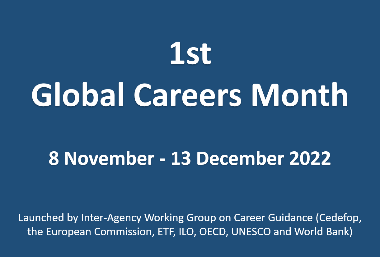 Global Careers Month, 8 November - 13 December 2022 (verweist auf: Veranstaltungshinweise im Rahmen des &#034;Global Careers Month&#034;)